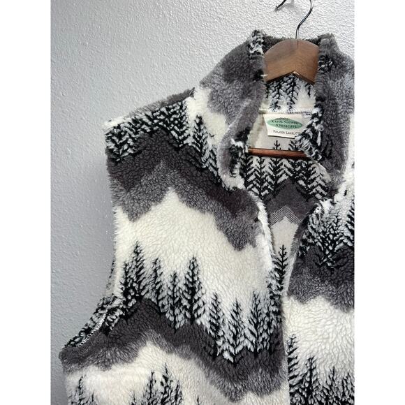 Womens Pine Cone Designs Sweater Sleeveless Palmer Lake Colorado Medium - Picture 2 of 11